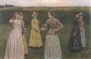 Fernand Khnopff memories Lawn Tennis china oil painting artist